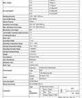 Specifications chart for Beefy Waterproof 11Kg High Torque RC Car Steering Servo For 1/18 Crawlers, Fits TRX4M TRX4MT.
