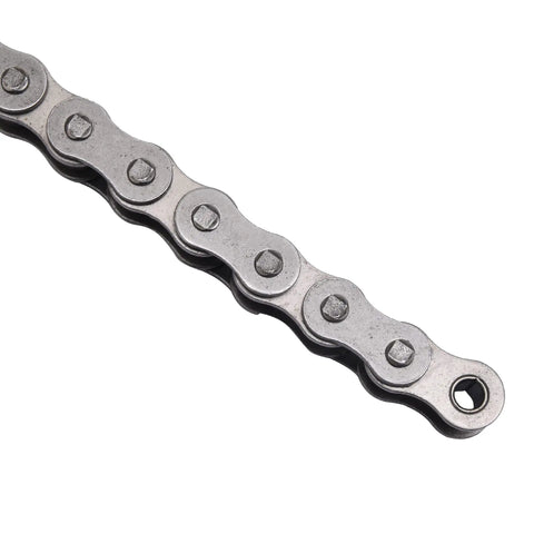 Close-up of Roller Chain For Chain Driven Sliding Gate Opener, 10 Feet Long With 2 Connecting Links, 08B Metric Standard 428 Chain