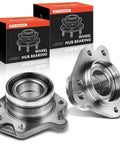 2 Piece Rear Wheel Bearing And Hub Assembly Set For Honda CR-V 1997 1998 1999 2000 2001 EX LX SE Direct Fit Replacement