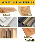 Range of materials including softwood, hardwood, aluminum, and plywood suitable for Carbide Tipped 82 Degree Countersink Drill Bit Set.