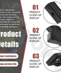 Heavy Duty Beefed Up Control Arm Replacement For Quest E S Series And Time Cutter Z Master Lazer Z Lawn Mowers Fits 34 Inch 42 Inch 50 Inch Decks with black steel close-up details