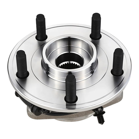 Front Wheel Bearing Hub Assembly For Jeep Wrangler 2011 2017 And 2018 Wrangler JK With 5 Lug Hub Beefed Up Steel Construction, OEM Style Replacement