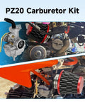 Plug And Play Electric Start Wiring Harness And PZ20 Carburetor Kit for Tao Tao Coolster 110cc 125cc Chinese ATV with ignition coil