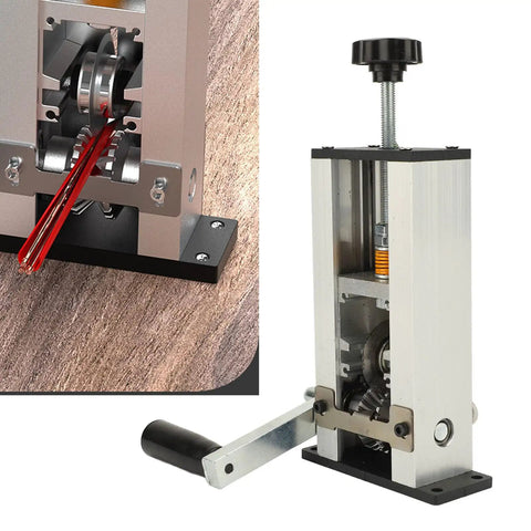 Small Cable Stripper Machine For Wire Peeling And Cutting Iron Wire Tool With 25Mm Stripping Capacity displaying metallic body and handle.