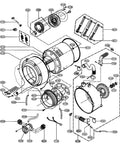 Exploded diagram showing components for One Way Bearing 6005 ND14 2RZ For Washing Machines 25x47x18mm Or 25x47x25mm ABEC 1.