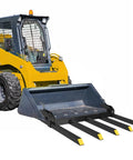 Clamp On Debris Forks For 48 Inch Buckets Heavy Duty Clamp With 2500 Lbs Capacity Pallet Fork Attachments on skid steer