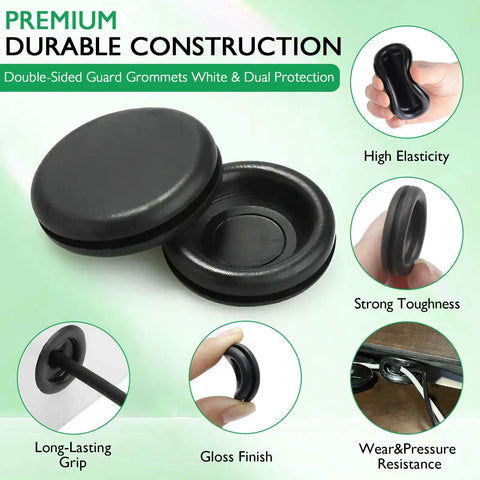 Pro Grade Rubber Grommets Kit For Automotive Wiring, 170 Pcs Assorted Sizes 0.25 Inch To 1 Inch features and uses