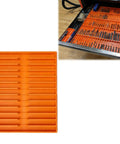 Modular Tool Storage System For End Mills Reamers And Drill Bits with labeled compartments and secure slots, installed view