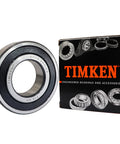2 Pack 6206-2RSC3 Double Rubber Seal Ball Bearings 30x62x16mm C3 Clearance Pre Lubricated showing bearing and box
