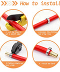Installation steps for 130 Piece Stainless Steel Single Ear Hose Clamps Pack For Three Quarter Inch PEX Tubing Fittings And Pipe Connections
