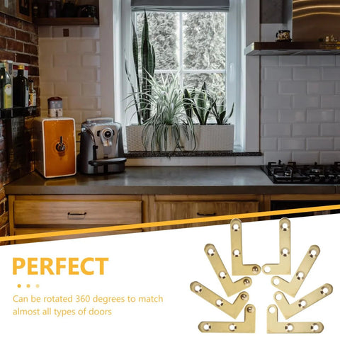 360 Degree Copper Pivot Hinge For Hidden Doors Attic Ladders And Cabinet Doors 1.92 Inch Replacement Hardware