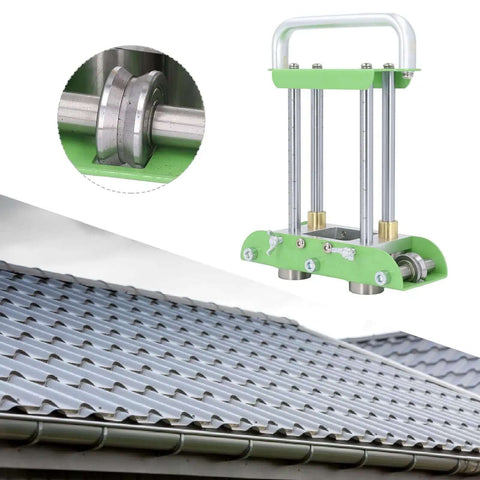 2 Station Roller Bender For 0 To 90 Degree Bends No Sweat Easy To Use Portable Manual Roof Sheet Metal Bender on steel roof