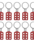 Pro Grade Lockout Hasp For Multi Person Equipment Lockout During Maintenance 1.5 Inch Six Hole Design To Hold Up To Six Padlocks Nylon PA Plus