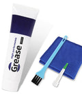 Multi Purpose Drawer Slide Lubricant And Grease For Cabinets Hinges Tracks Bearings Gears And Garage Doors With Cleaning Cloth Applicator And Brush
