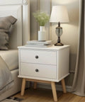 Nightstand with two drawers featuring Vintage Pewter Kitchen Cabinet Knobs Set 25 Pack One And A Quarter Inch Ring Style Drawer Knobs For Dresser Cabinets Antique Pulls To Upgrade Your Home Decor Dope Hardware