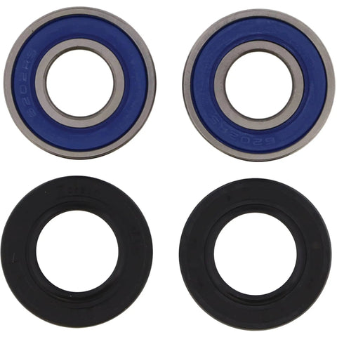 High Speed Wheel Bearing Kit ABEC 3 with Triple Lip Seals and SRI 2 Grease, blue and black rings, extreme temp range