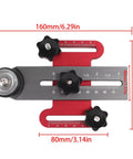 Featherboard For Table Saws And Jigs With Narrow Rip Guide Anti Kickback Bearing Reversible For Left Or Right Use top view