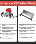 Heavy Duty Electric Tile Bevel Cutter With 43 Degree Chamfer Angle Rock Solid Aluminum Base, showcasing design advantages and features.
