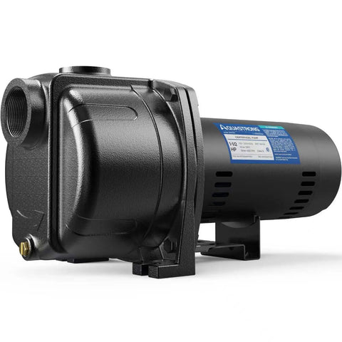 High Flow 1.5 HP Shallow Well Jet And Centrifugal Pump For Lawn Sprinklers And Garden Irrigation, cast iron design
