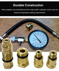 4 Pack Spark Plug Adapters For Compression Test Includes M10x1.0 M12x1.25 M16x1.5 M18x1.5 Thread Sizes With O Ring Seals