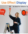 Top Tier 13 Piece Magnetic Fire Sprinkler Covers For Zero Fuss Temporary Paint Masks Tough PVC installation demonstration