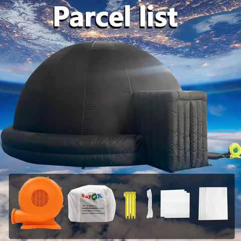 Portable Inflatable Planetarium Projection Dome Theater With Air Blower And PVC Floor Mat For Education Centers
