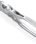 Pliers Wrench XS 4 Inch One Hand Quick Adjust Pliers, silver, compact size, angled view, smooth parallel jaws, surface safe