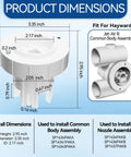 Pro Grade Spa Jet Wrench Tool For Pool And Hot Tub Nozzles SP1434T dimensions and compatibility with Hayward JetAir III
