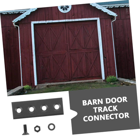 Smooth Barn Door Track Connector Heavy Duty Metal Bracket For Easy Install Secure Fit And Fluid Quiet Door Movement