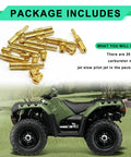 Carburetor Jet Kit 20 Piece Brass Main And Slow Pilot Jet Set For Scooters ATVs Karts And GY6 Engines 125cc 150cc 200cc 250cc Easy Tune Up Performance Bolt On
