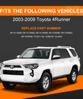 Toyota 4Runner Rear Hatch Latch Actuator Replacement For 2003-2009 4th Gen Direct-Fit OEM-Style vehicle compatibility