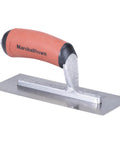 Mini Trowel For Finishing Concrete 8 Inch By 3 Inch Carbon Steel Blade With Lightweight Aluminum Xtralite Mounting