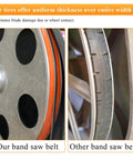 Comparison of our Premium Urethane Bandsaw Tires 14 Inch By 1 Inch By 0.095 Inch Two Pack With Quick Install with other tires