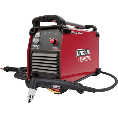 Heavy Duty Plasma Cutter With Smart Inverter System Generating 20 To 60 Adjustable Amps For smoothly Slicing Through One Inch Steel Plate At Eighty Psi Air Pressure.