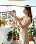 Heavy Duty Stainless Steel Vertical Closet Hanger For Pants And Leggings Space Saving Multi Tier Wardrobe Organization Rack used to hang bras outdoors.