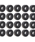 Get This Sick Bundle Of 20 Deep Double Sea S606rs Miniature Skate Bearings For Low Noise High Load Capacity And Serious Service Life Daily Industrial Use, black sealed steel bearings arranged in grid.