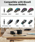 Compatible Bissell vacuum models with 10V Charger For Bissell Pet Stain Eraser Cordless Handheld Carpet Cleaner Power Adapter.