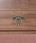 Gotta Love The Vintage Charm On These Antiqued Brass Cabinet Pulls Super Tough Zinc Alloy Drawer Handles To Spruce Up Your Home And Kitchen Solid Build Ten Piece Set Includes Screws, detailed ring pull on wood cabinet.