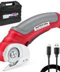 Cordless Electric Scissors 4V Multi Cutter With Carry Case 2000mAh Cardboard Cutter With Self Sharpening Blade Power Rotary Shears