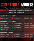 Compatible models list for Top Shelf 433MHZ TPMS Sensor Kit Four Pack Pre Programmed Tire Pressure Monitoring System.