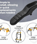 Top Grind Heavy Duty Table Saw Lever Lock Replacement Fits Dewalt DWE74911 Workbench Replaces N250539 shown in installation view.