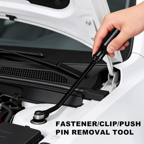 5 Piece Car Trim Removal Tool Kit With Auto Clip Pry Tools For Door Panels Dashboard Fasteners And Push Pins Easy To Use