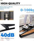 Indoor Skiing Simulator For Home Workouts, full body ski training machine with ergonomic poles, maximum 150 kg load capacity.