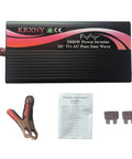 2000W Pure Sine Wave Inverter Rock Solid 48V DC To 110V AC 60Hz With LED Display Off Grid Solar, with cables and manual
