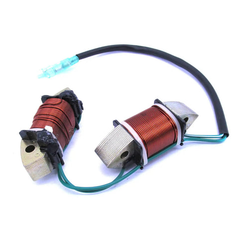 Direct Replacement Coil 855944T01 For Mercury Mariner Outboard Engine 8HP 9.9HP Replaces OEM 855944T01 with wiring visible