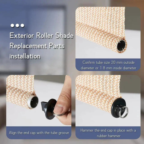 Ultimate Bungee Sunshade Replacement Kit For Outdoor Roller Blinds Louvers And Crank Operated Shades Windproof Weather Resistant Your Go To Wind Guard Includes 4 Windproof Balls And Bases 4 End Caps And High Density Stainless Hardware
