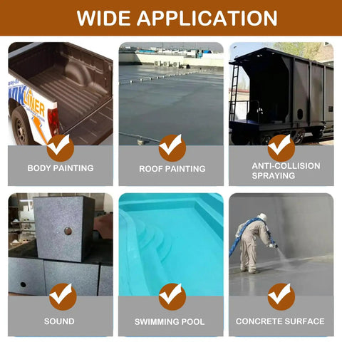 Industrial Grade High Pressure Polyurethane Foam Spray Machine With No Sweat Dual Pressure Gauges And Rapid 6.5KW Heating System For Wall Roof Insulation And Cold Storage Tank Foaming 110V applications in body painting, roof painting, swimming pool, and more.