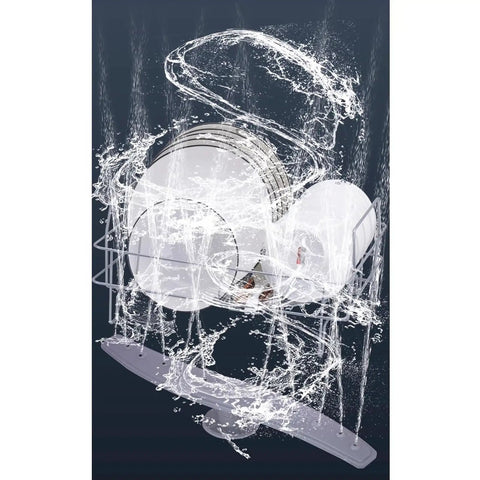 Big Boy Industrial Desktop Dishwasher With Commercial Hood Design Hella Rugged Stainless Steel Pull Out Basket For Wide Plates Triple Mesh Filters No Fuss Cleanup Food Grade Ready For Cafe Grinds washing plates with ultrasonic waves and water spray.