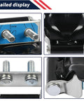 Beefy Tailgate Hinge Kit For 2019-2023 Dodge Ram Rear Door Replacement, showcasing durable steel design and alignment features.