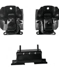 3 Piece Engine Mount Kit For Trucks And SUVs Fits Silverado 1500 Tahoe Suburban 2500 Avalanche Sierra 1500 Yukon Escalade ESV Replaces A5365 A2638 3211 EM5583 EM2638 Beefed Up Engine And Transmission Mounts For AWD And 4WD